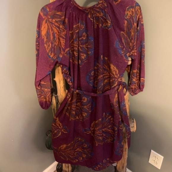 Tucker Boho Fall Midi Dress Size S - Picture 5 of 7